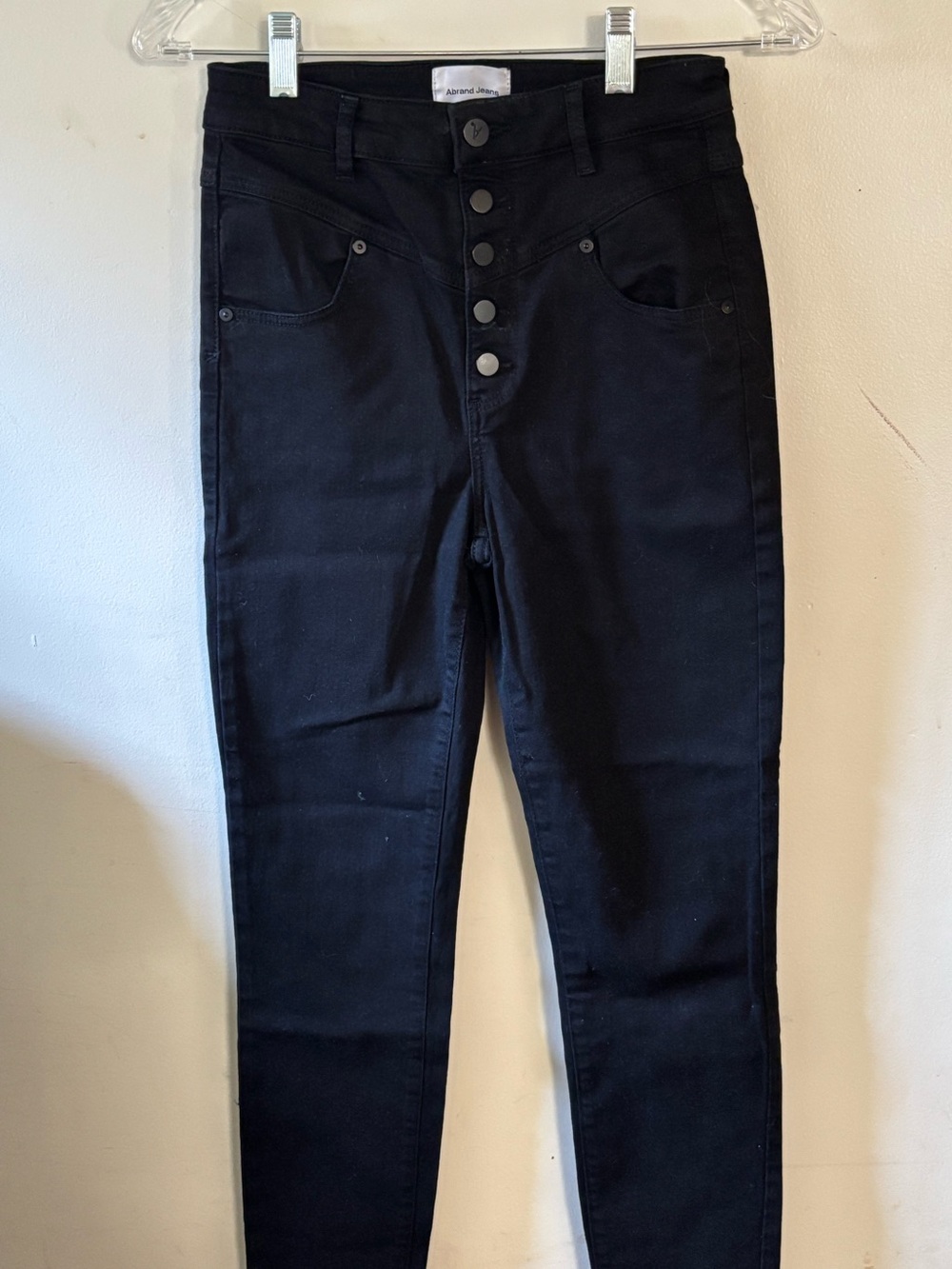 Abrand High Skinny Black Jeans